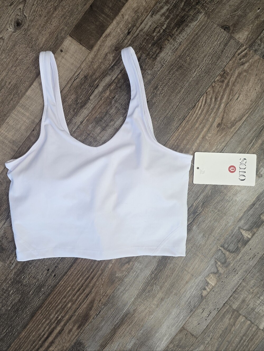 NWT Otos Active Sports Bra Cropped Tank Size: Small